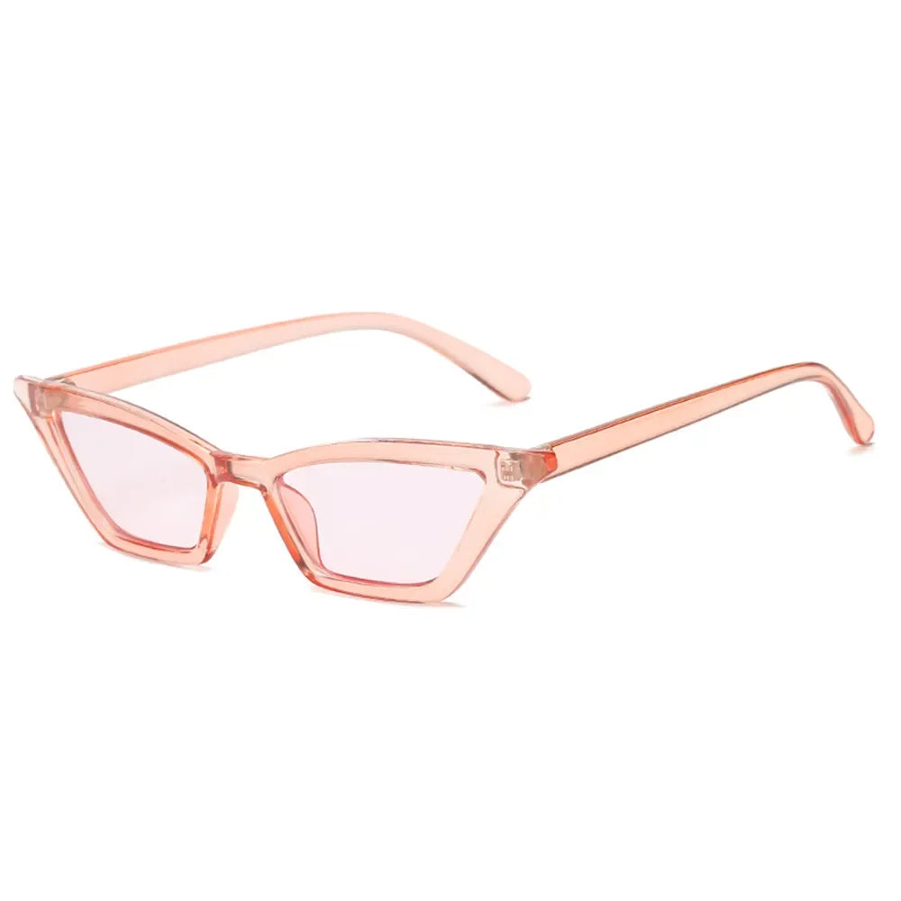 New Sexy Cat Eye Sunglasses Women Small Triangle Vintage Ladies Sunglasses Red Female Trending Streetwear UV400 Shades Eyewear